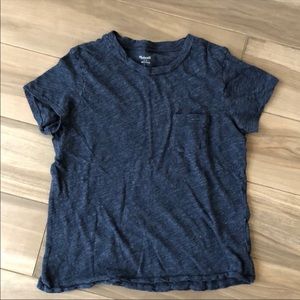 3 for $12 Madewell heather blue pocket tee, size S